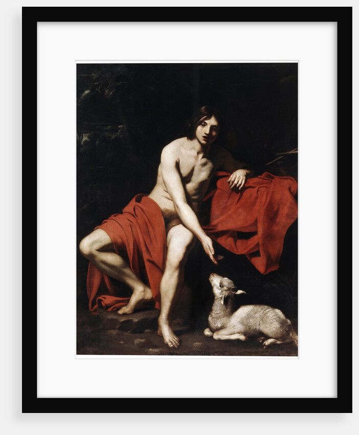 Saint John the Baptist in the Wilderness, c1615-c1620 by Nicolas Regnier