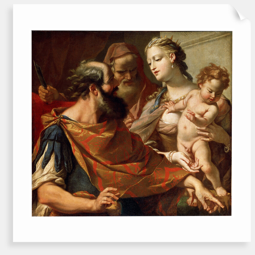 The Child Moses Trampling on the Pharaohs Crown, c1685-c1687 by Sebastiano Ricci