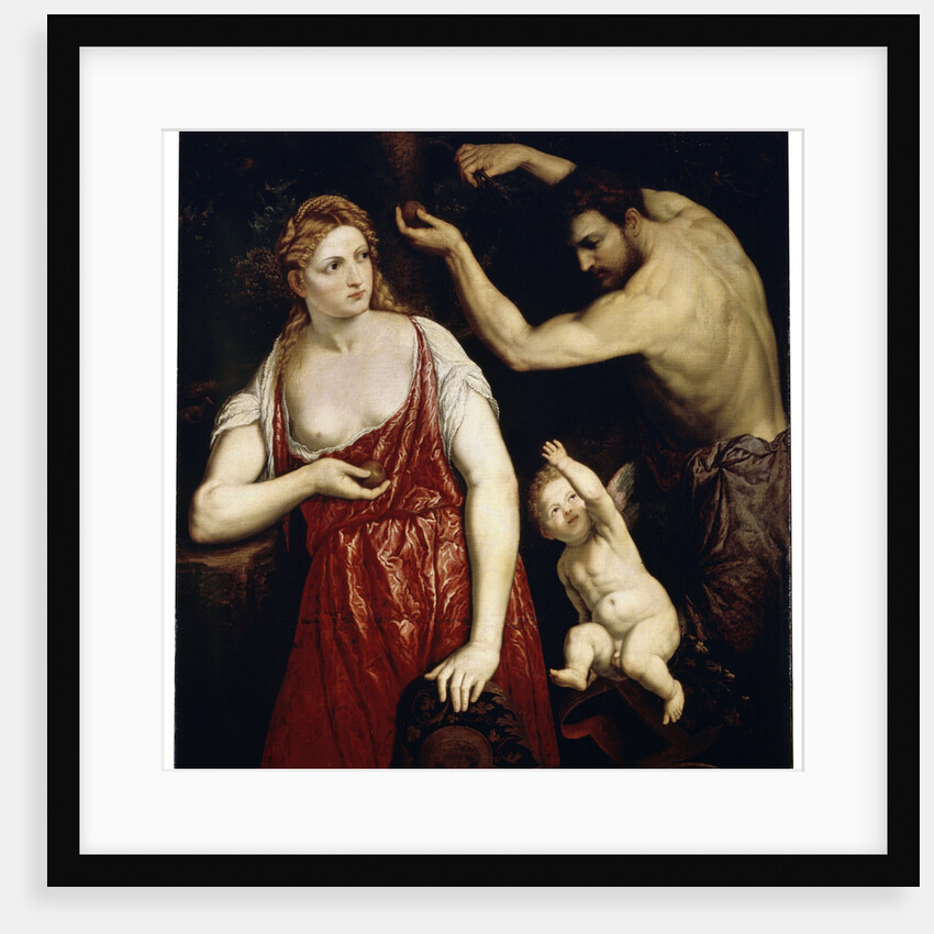 Venus and Mars with Cupid, 1550s by Paris Bordone