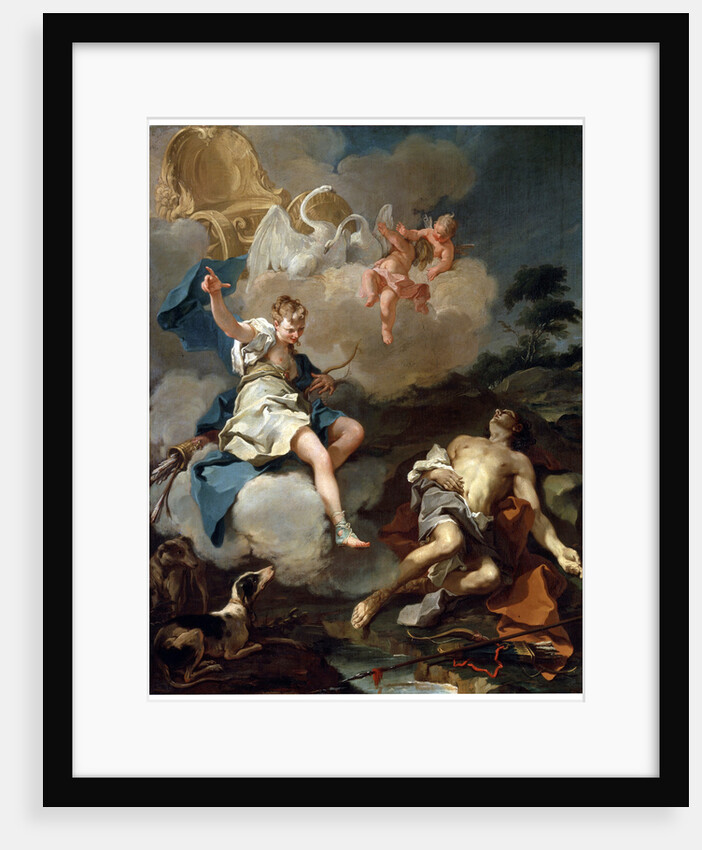 Diana and Endymion, 1723 by Giovanni Battista Pittoni the Younger