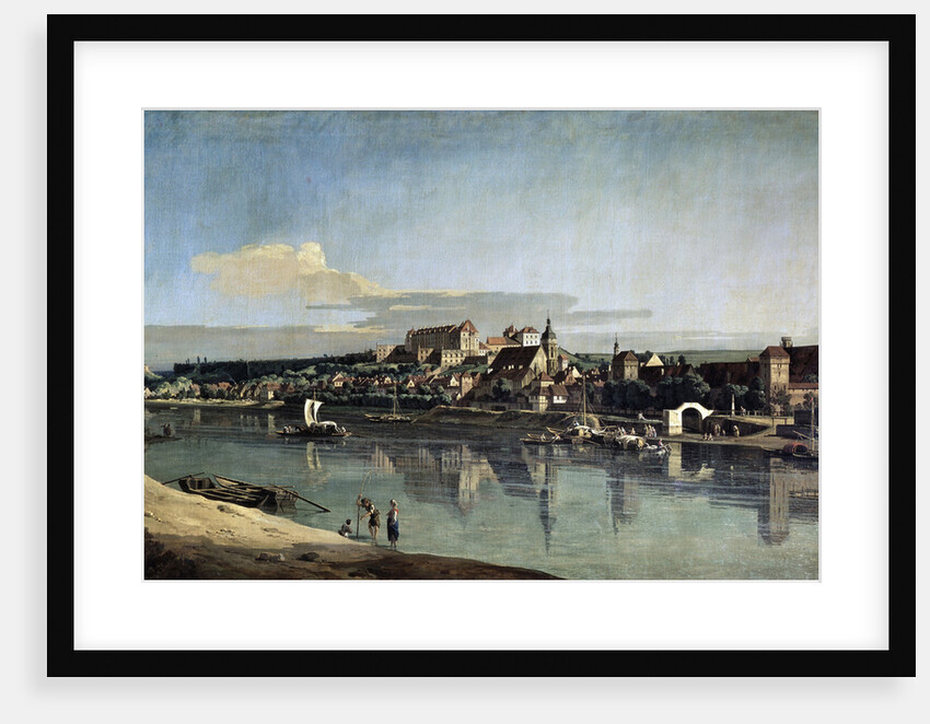 View of Pirna from the right bank of the Elbe, c1753 by Bernardo Bellotto
