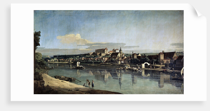 View of Pirna from the right bank of the Elbe, c1753 by Bernardo Bellotto