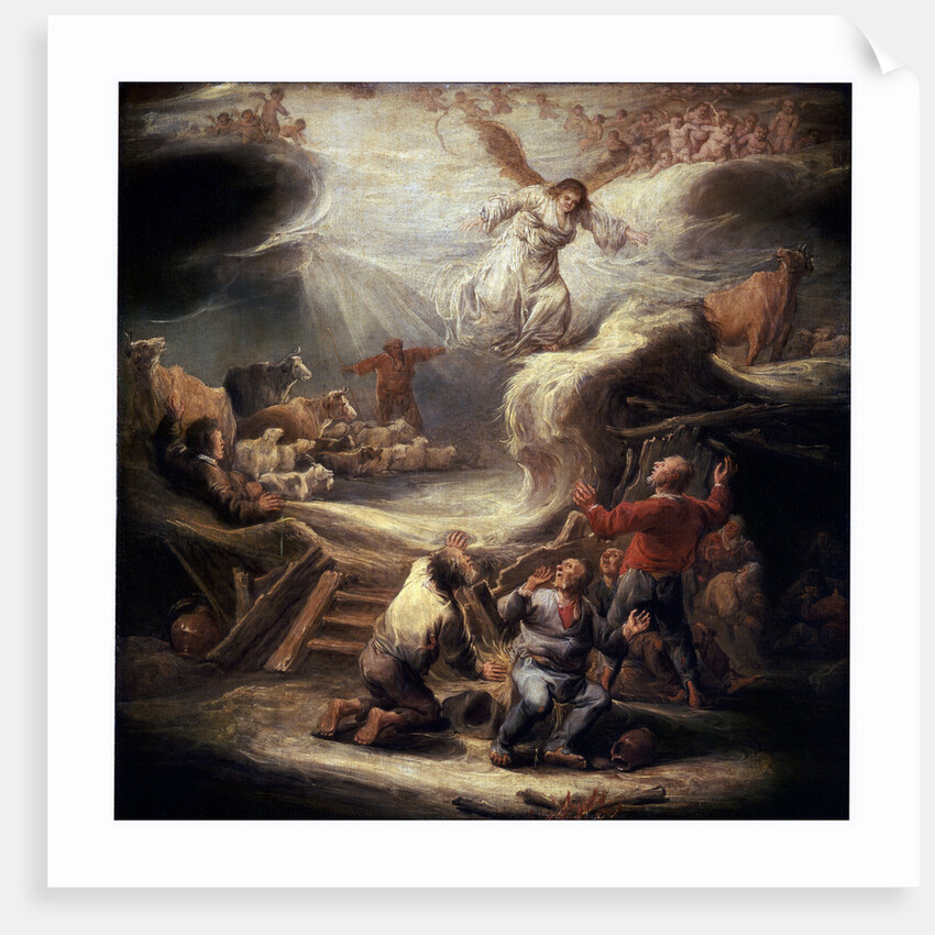 The Annunciation to the Shepherds, 17th century. by Benjamin Gerritz Cuyp
