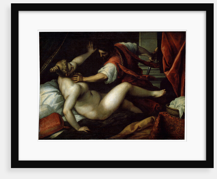 Tarquinius and Lucretia, 16th or early 17th century by Jacopo Palma