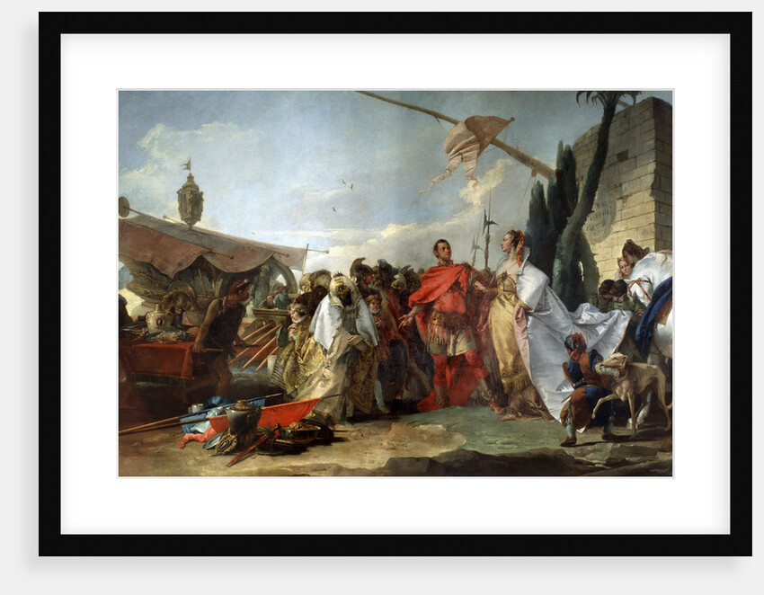 Caesar meeting Cleopatra, 1747. by Giovanni Domenico Tiepolo