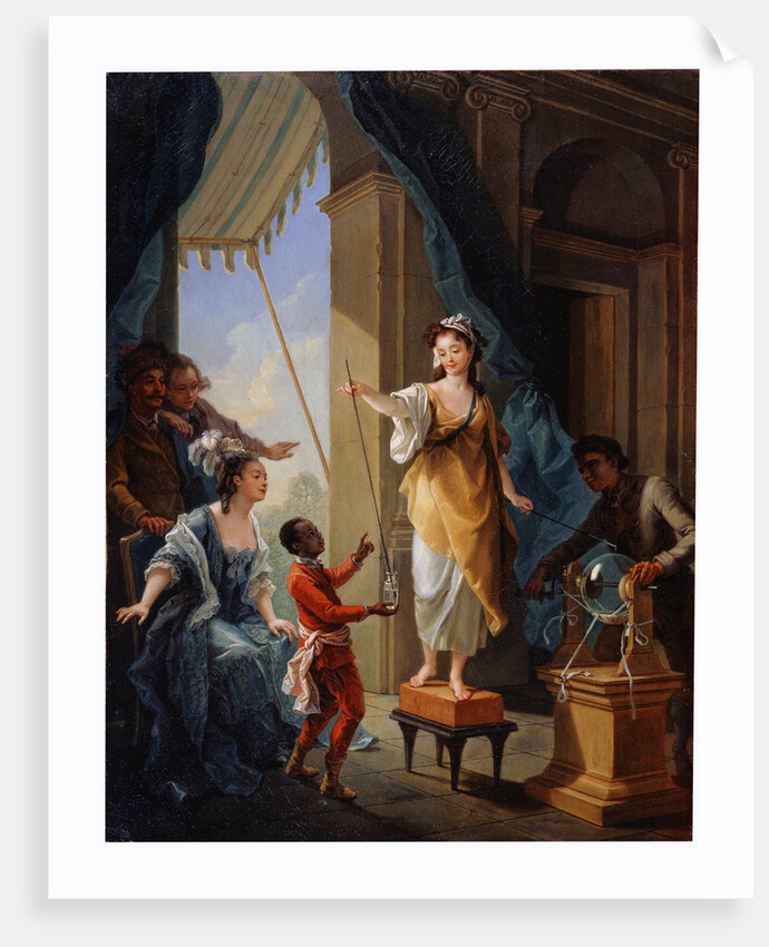 Electrical Experiment, 1777 by Amédée van Loo