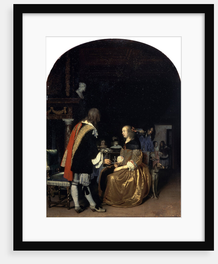 The Oyster Meal, 1659. by Frans van Mieris