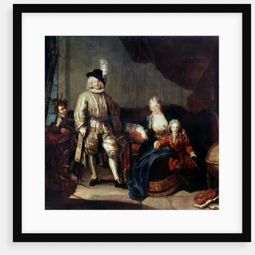 Portrait of Baron von Erlach with his Family, c1710 by Antoine Pesne