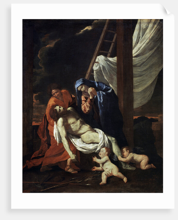 The Descent from the Cross, 1620s by Nicolas Poussin