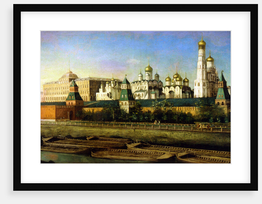 View of the Moscow Kremlin, 19th century by Nikolai Podklyuchnikov