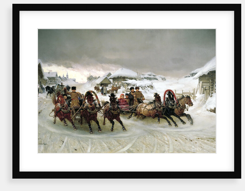 Shrovetide, 1889 by Pyotr Grusinsky