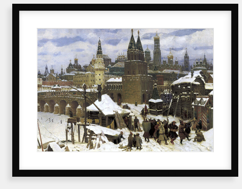 Moscow in the 17th century. The All Saints Bridge, 1901 by Apollinary Vasnetsov