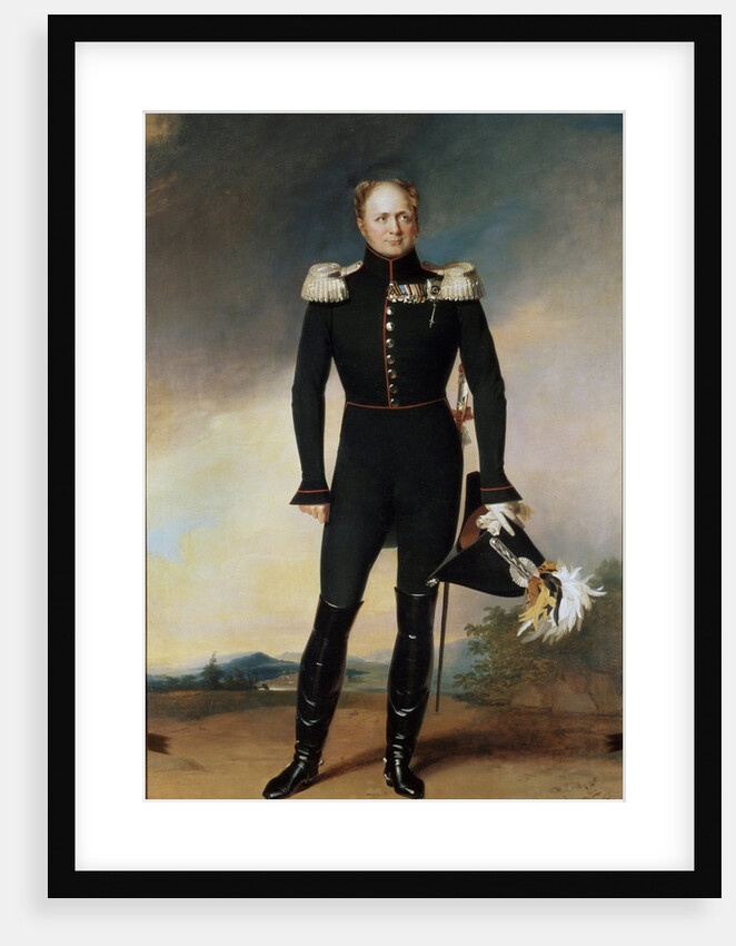 Portrait of Emperor Alexander I, 1825 by George Dawe