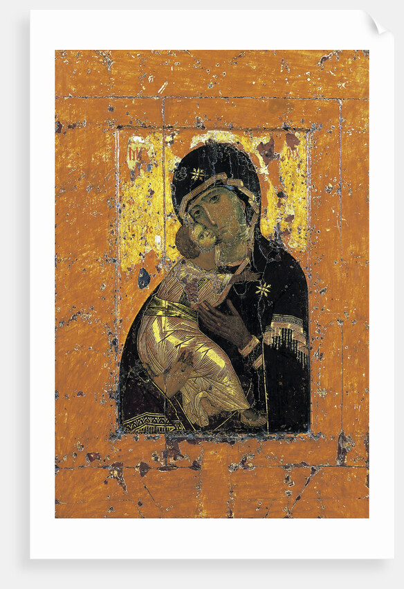 The Virgin of Vladimir, Byzantine icon, early 12th century by Unknown