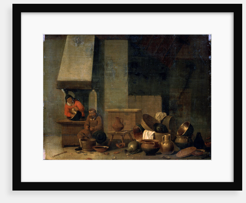 The Kitchen, 17th century. by Anonymous