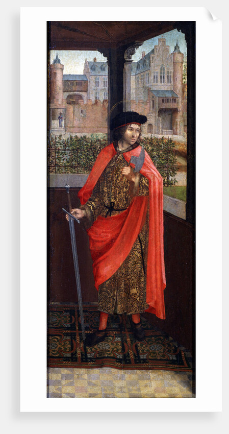 Saint Crispin, c1492-c1494. by Master of Saint Crispin and Crispinian