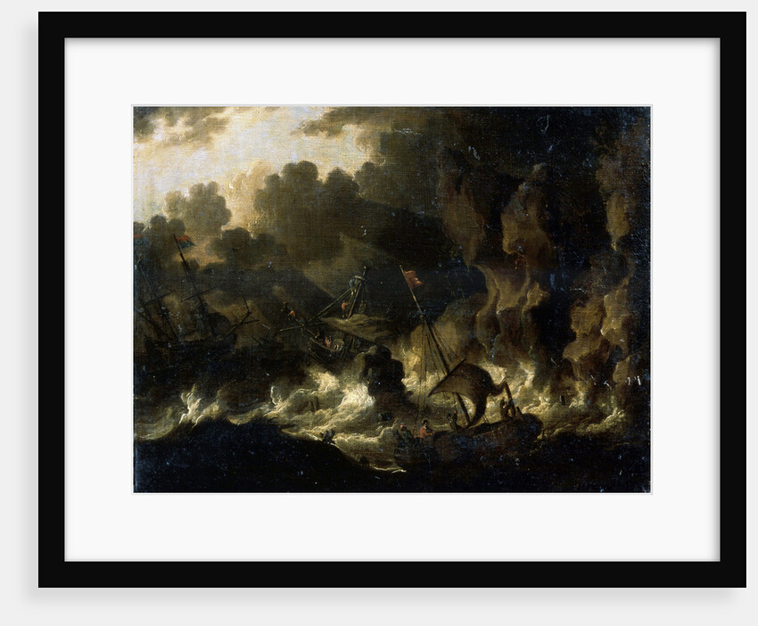 Stormy Sea, 17th century by Dutch Master