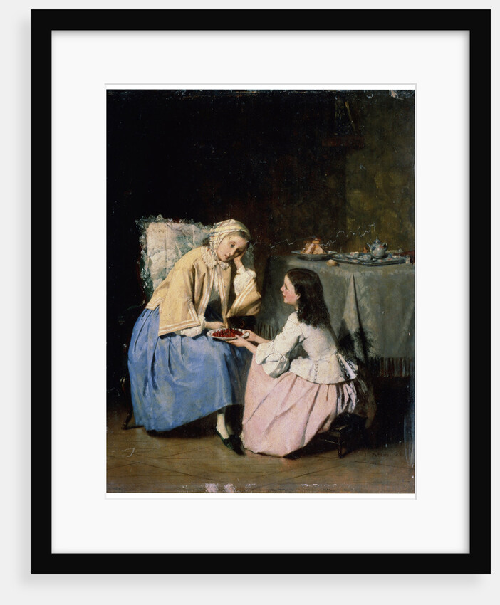 At the Sick Friend, 19th century by Isidore Patrois
