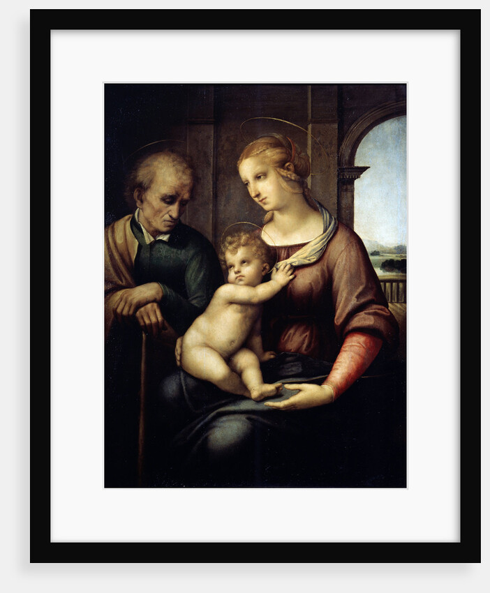 The Holy Family (Madonna with Beardless Joseph), c1505-c1506 by Raphael