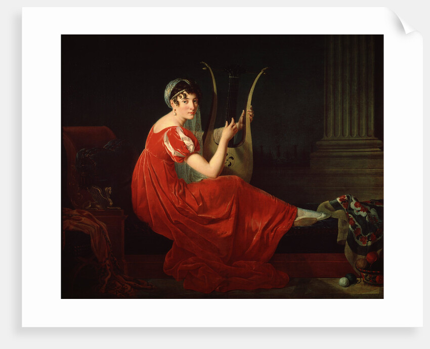 Portrait of Josephine Budayevskaya, 1806. by Mlle Riviere
