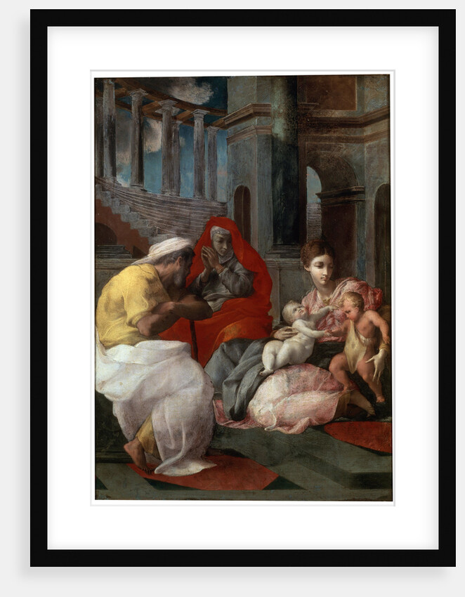 The Holy Family with John the Baptist and Saint Elizabeth, 1541 by Francesco Primaticcio