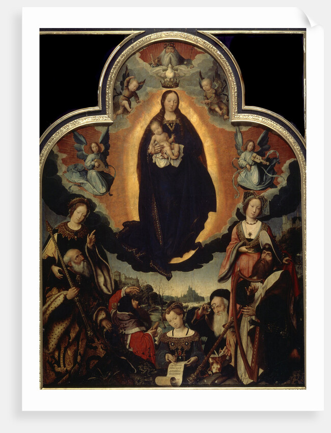 The Glorification of the Virgin, 1524. by Jan Provoost