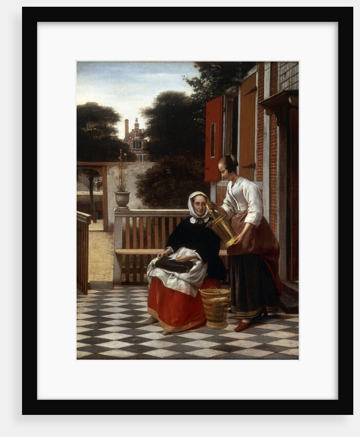 A Mistress and Her Maid, 1660. by Pieter de Hooch