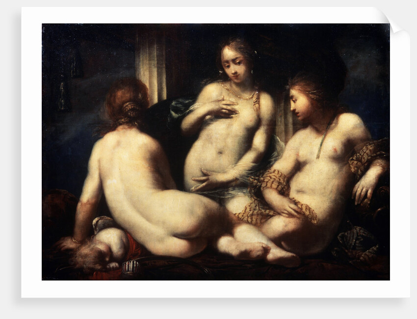 The Three Graces, 1650s by Sebastiano Mazzoni