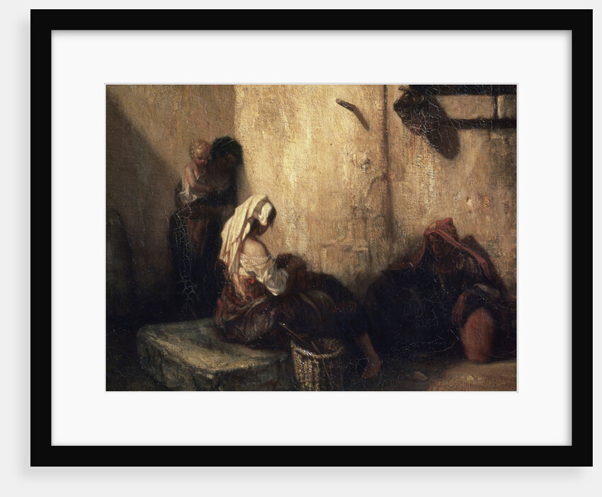 Italian Street Scene, 1849. by Alexandre Gabriel Decamps