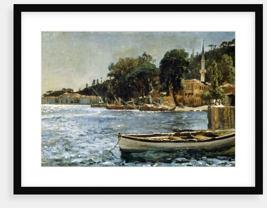 View of Bebek near Constantinople, 1872. by Jan Matejko