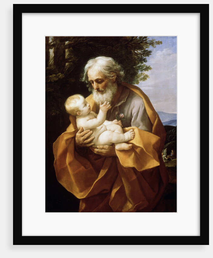 Saint Joseph with Infant Christ, 1620s. by Guido Reni