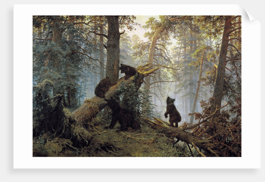 Morning in a Pinewood, 1889. by Ivan Shishkin