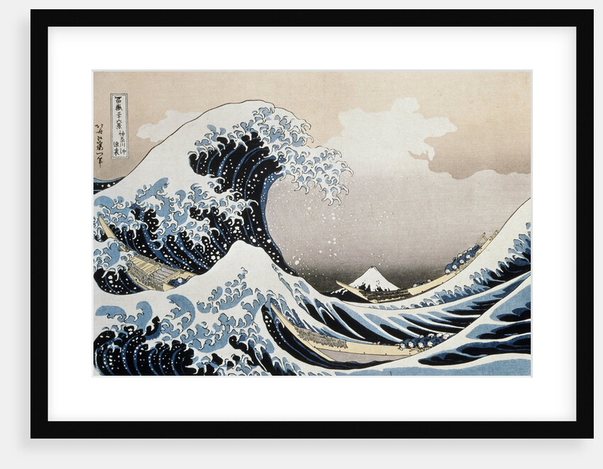 The Great Wave off the Coast of Kanagawa, c1829-c1831 by Hokusai