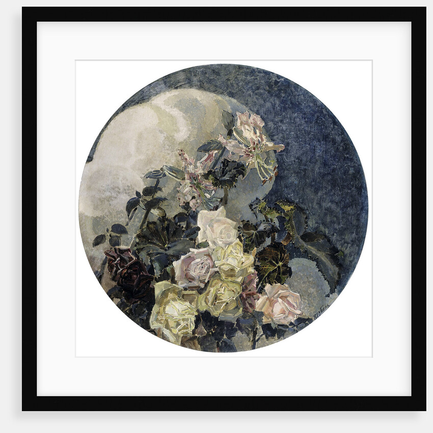 Roses and Orchids, 1894. by Mikhail Vrubel