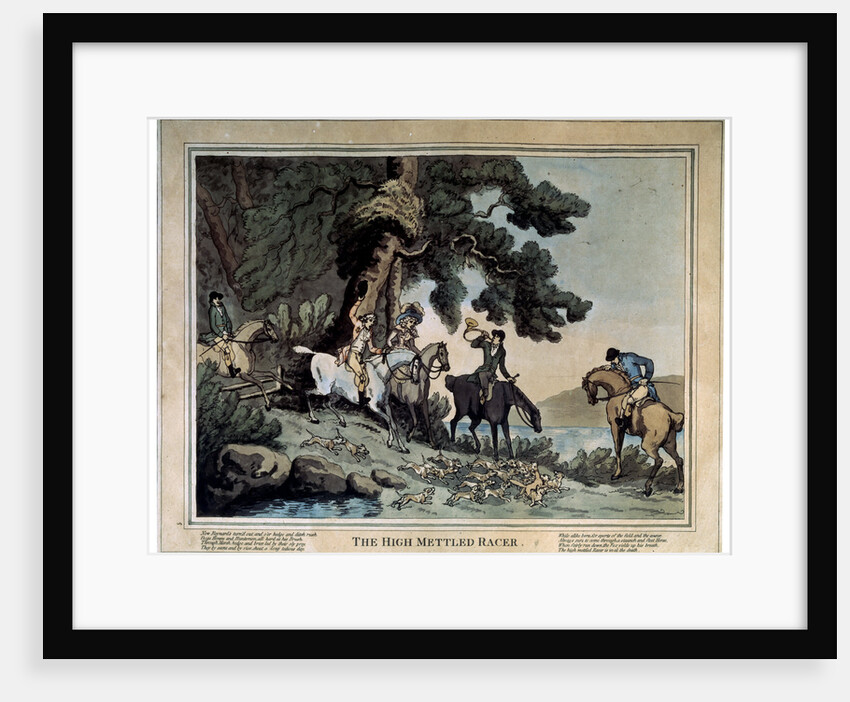 The High Mettled Racer, 1789 by Thomas Rowlandson