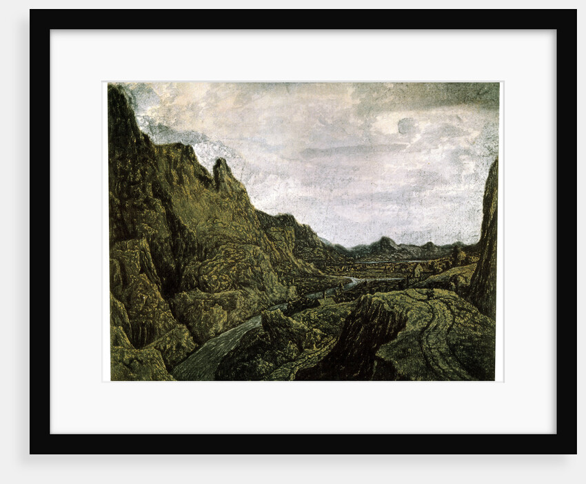 Rocky Valley with a Road, 17th century. by Hercules Seghers