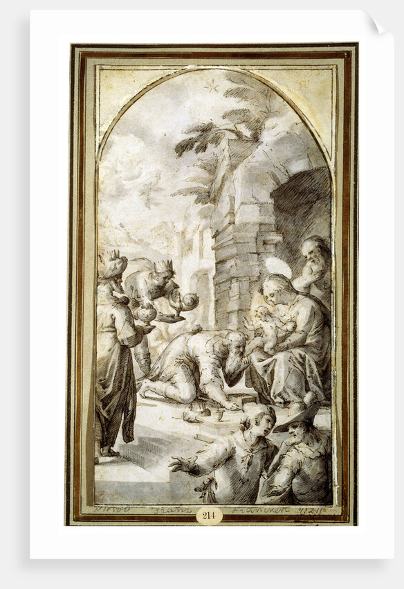 The Adoration of the Magi, 1597. by Caspar Fraisinger