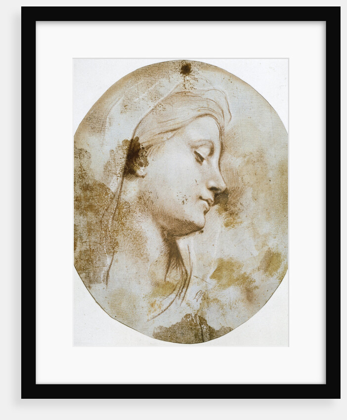Head of the Virgin, late 17th or 18th century. by Louis de Boullogne II
