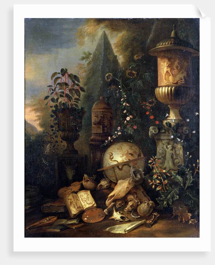 Vanitas. Still Life with a Vase, 17th or early 18th century by Matthias Withoos