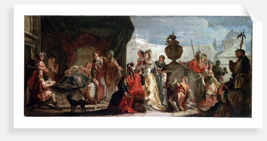 Antiochus and Stratonice, 18th century by Francesco Fontebasso