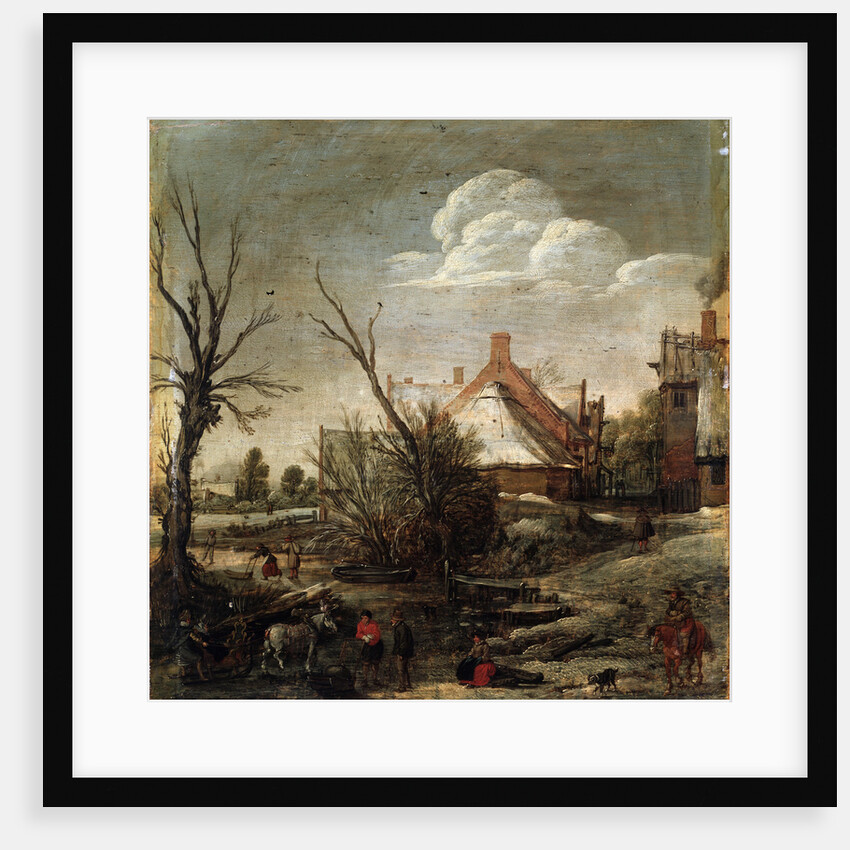 Winter, 17th century by Esaias van de Velde