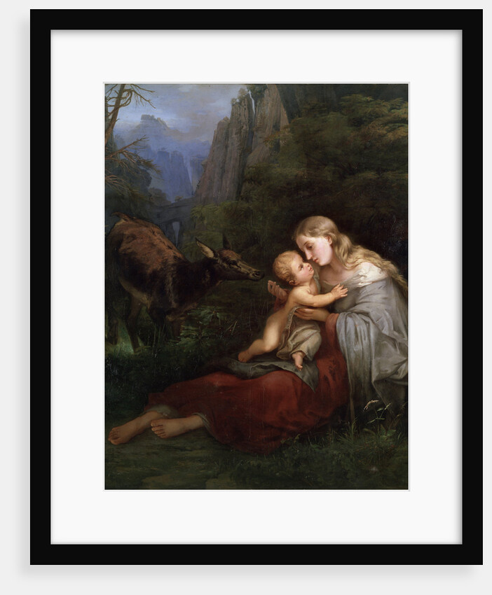 Genevieve of Brabant, 19th century by Wilhelm Friedrich Herbig