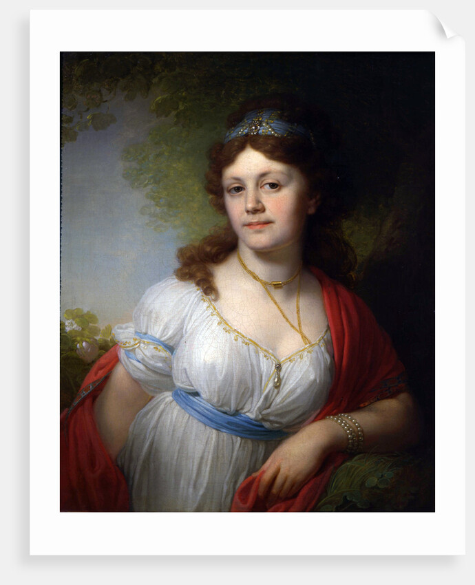 Portrait of Elisabeth Temkina, 1798. by Vladimir Borovikovsky