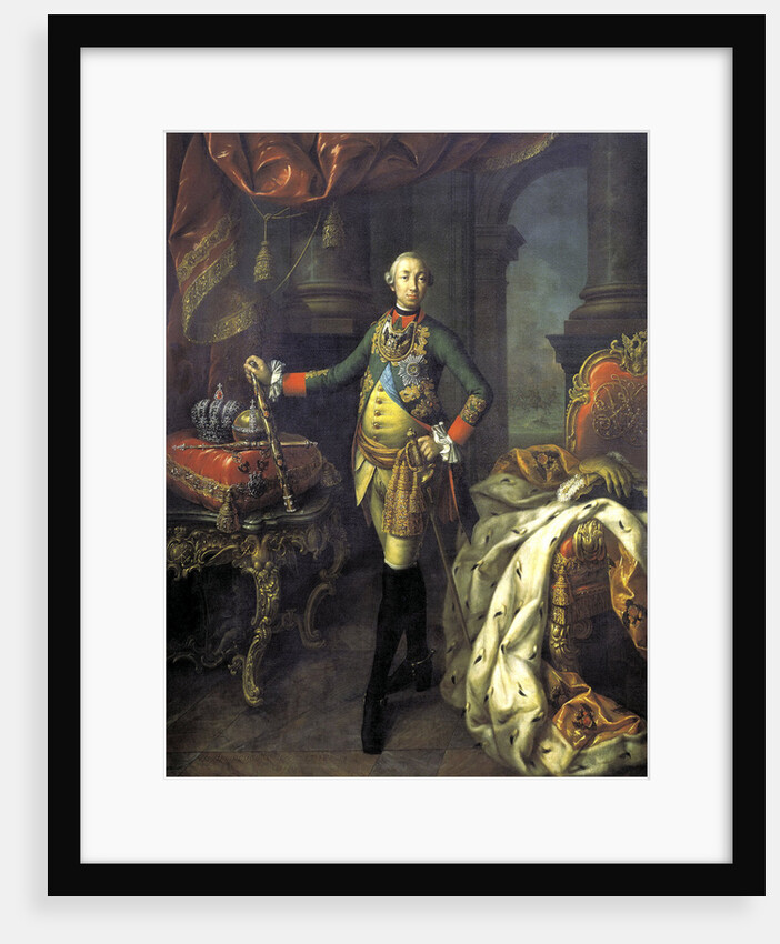 Portrait of Tsar Peter III, 1762. by Aleksei Petrovich Antropov