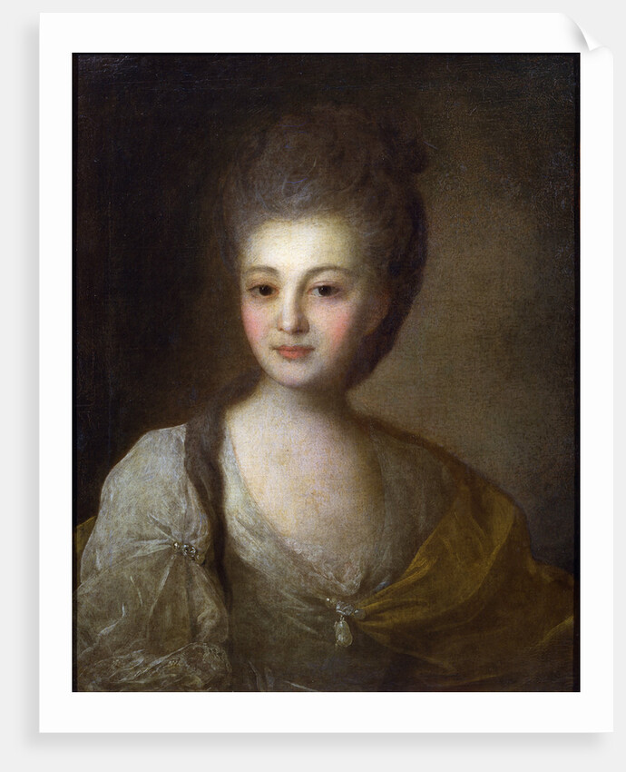 Portrait of Aleksandra Struiskaya, 1772. by Fyodor Rokotov