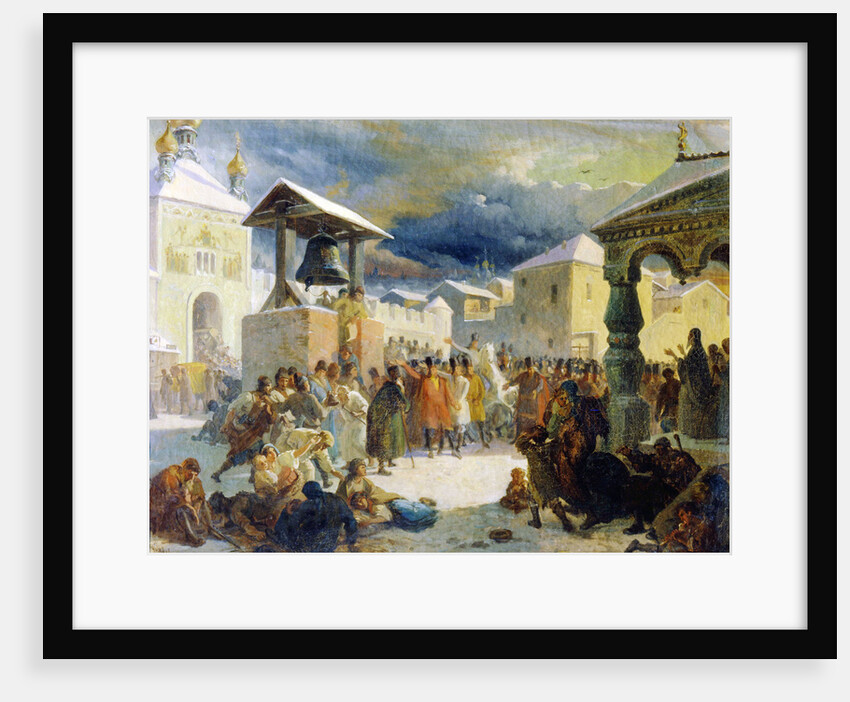 The Veche in the republic of Novgorod, 1861 by Anonymous
