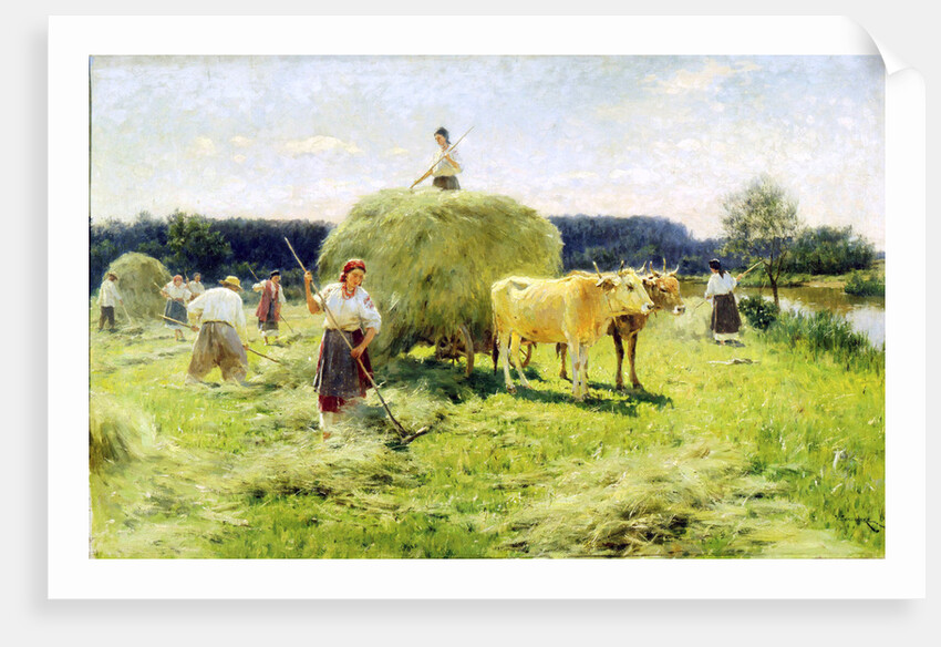 Hay-making, 1907 by Anonymous