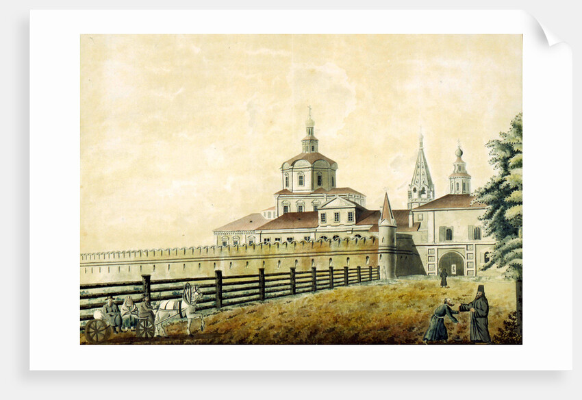 The St. Andronik Monastery in Moscow, 1780s by Anonymous