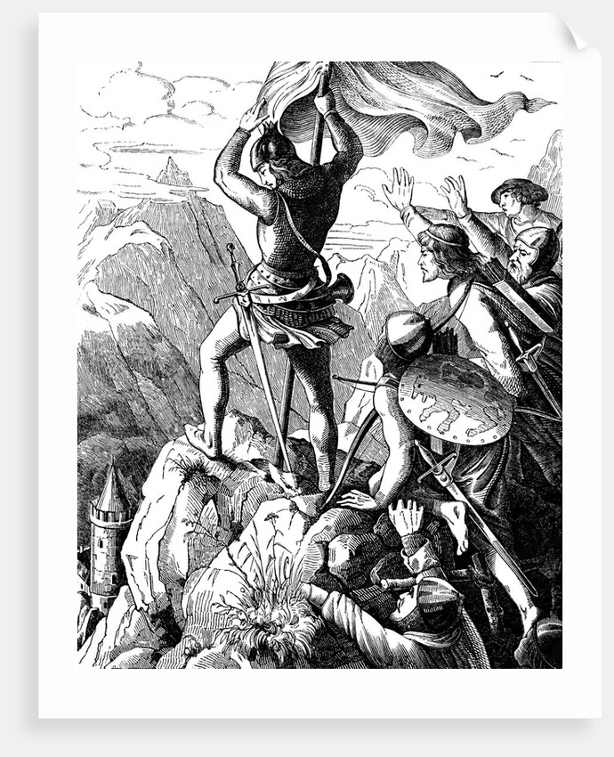 Otto I of Bavaria prevents a defeat of Emperor near Verona, 1840 by Anonymous