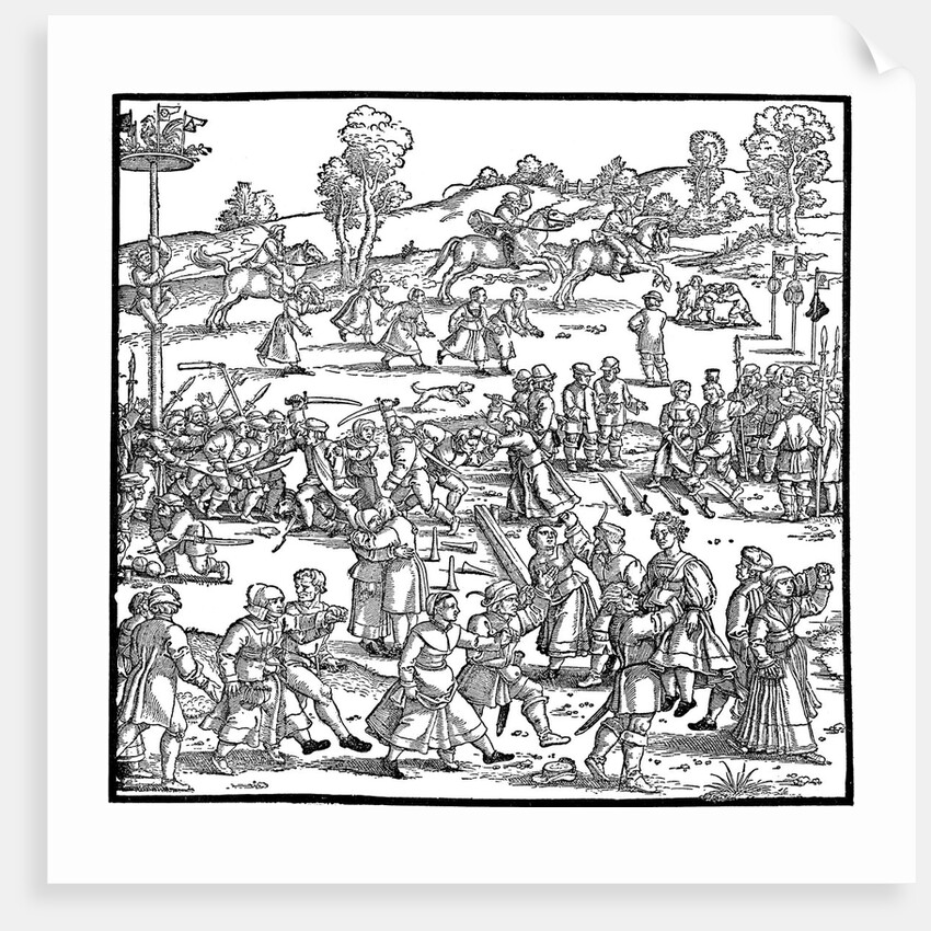 The Great Country Fair (Detail), 1539 by Anonymous